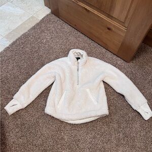 All in Motion Cream kids Cowl Sweater